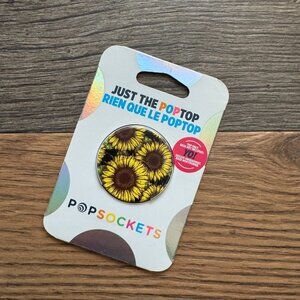 PopSockets Sunflower Swappable PopTop – Phone Grip Top Only